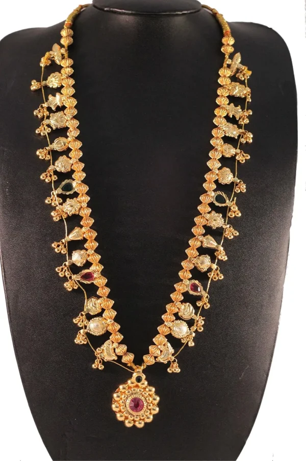 kolhapuri saaj long necklace
