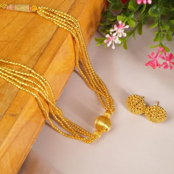 Heavy Traditional Kolhapuri Thushi Necklace