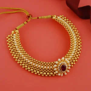 Kolhapuri Thushi with Pendant – 1 Gram Gold Finish